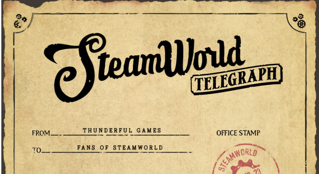 SteamWorld Telegraph: Special Broadcast InviteNews  |  DLH.NET The Gaming People