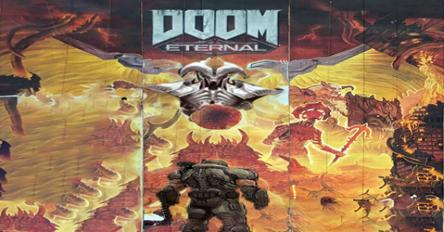This Doom Eternal Mural For E3 Is EPIC (Full Mural Inside)Video Game News Online, Gaming News