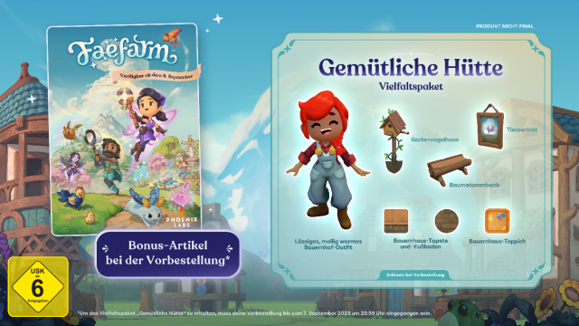 Phoenix Labs zeigt Details zum Fae Farm Vorbesteller-BonusNews  |  DLH.NET The Gaming People