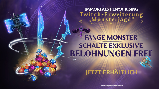 TWITCH ERWEITERUNG NAMENS MONSTERJAGD FÜR IMMORTALS FENYX RISINGNews  |  DLH.NET The Gaming People