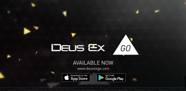 Deus Ex GO Goes Live on the App Store and Google PlayVideo Game News Online, Gaming News