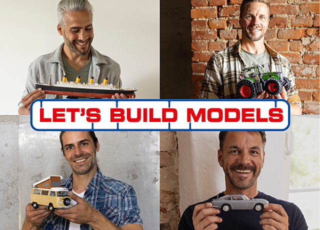 Revell startet crossmediale Kampagne „Let's Build Models Revell startet crossmediale Kampagne „Let's Build Models