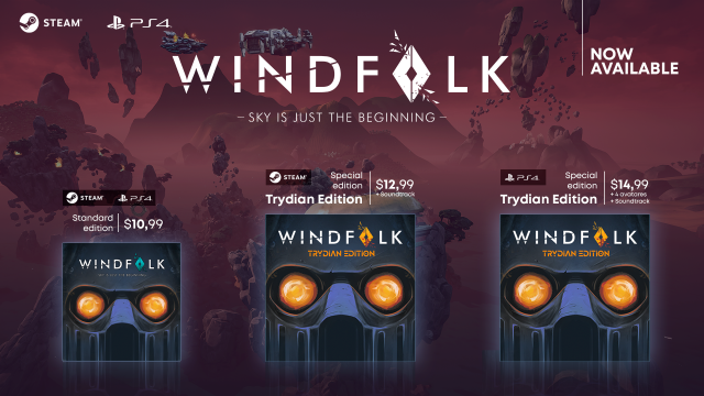 'WINDFOLK: SKY IS JUST THE BEGINNING' LANDS ON PCNews  |  DLH.NET The Gaming People