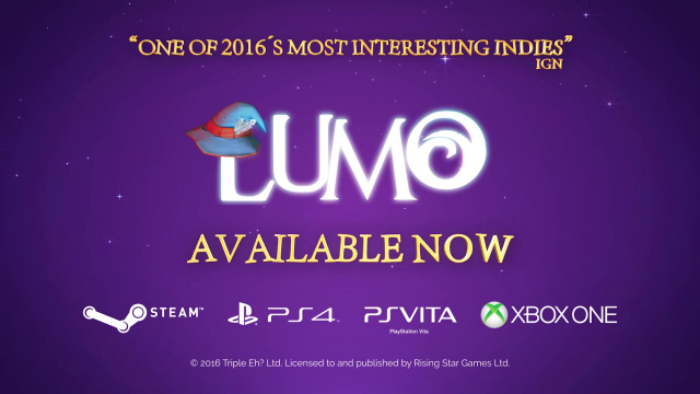 Lumo Now Out on PS4 and PCVideo Game News Online, Gaming News