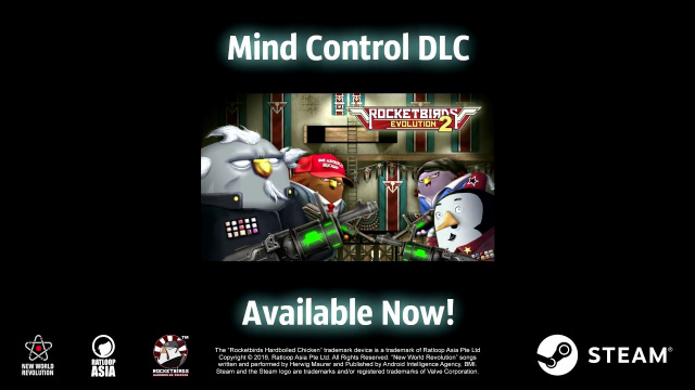 Rocketbirds 2: Evolution Mind Control DLC Available TodayVideo Game News Online, Gaming News