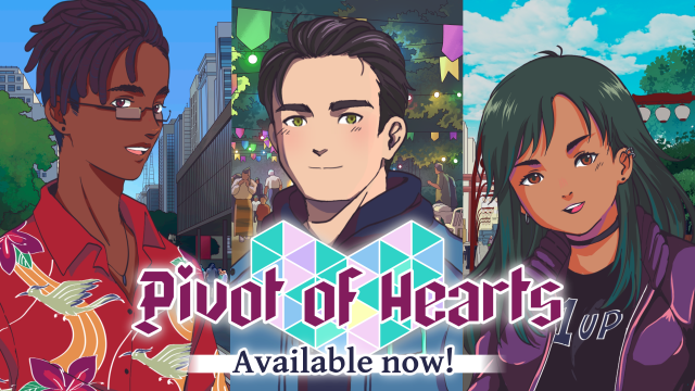 Visual Novel Pivot of Hearts kommt raus mit queerer, nicht-monogamer Liebe im HerzNews  |  DLH.NET The Gaming People