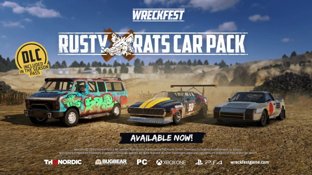 Wreckfest, the Rusty Rats Car PackVideo Game News Online, Gaming News