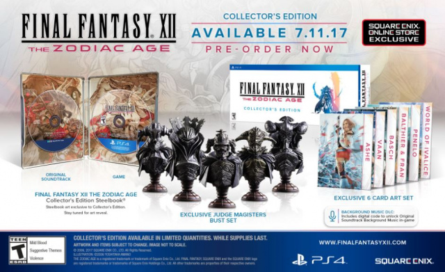 Раскрыт состав The Zodiac Age Collector's Edition игры Final Fantasy XIIНовости Видеоигр Онлайн, Игровые новости 