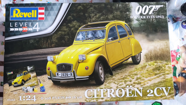 Revell Citroen 2CV und Airbrush Basic Set
