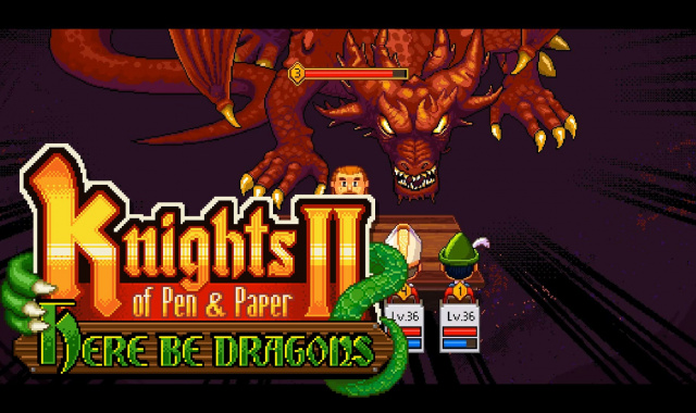 Knights of Pen & Paper 2 Expands With Here Be Dragons