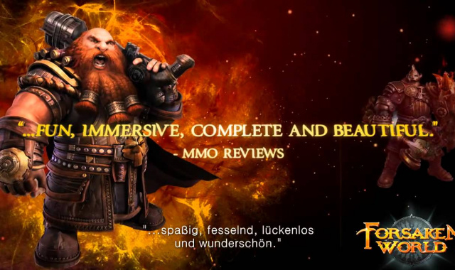 Launchtrailer zum free2play-MMO Forsaken World