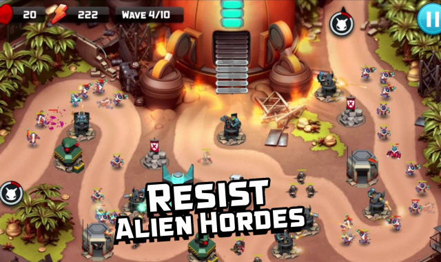 Prepare To Save The Planet Against Hordes Of Interstellar Invaders In Alien Creeps TD