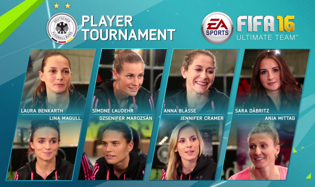 FIFA 16 Turnier mit den Stars der Frauen-Nationalmannschaft des DFB