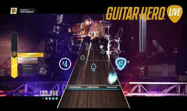 Guitar Hero Live Debuts Exclusive Premier of Def Leppards New Music Video Dangerous