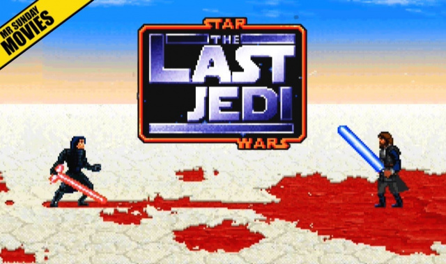 Watch The Final Battle Of The Last Jedi In Glorious, 16 Bit Graphics