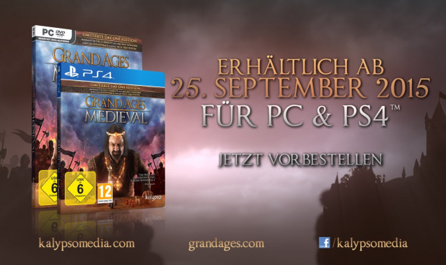 Grand Ages: Medieval für PlayStation 4 bestätigt