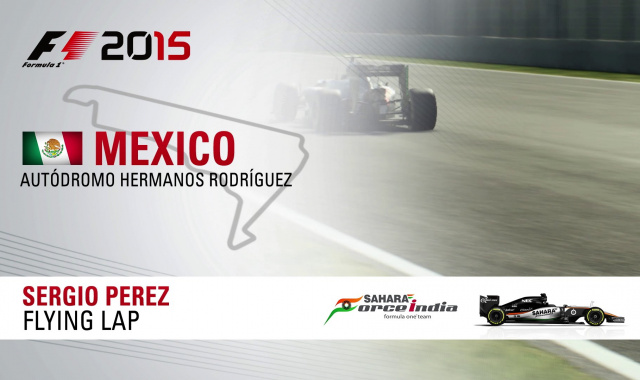 F1 2015 folgt Sergio Perez auf den Formular 1 Gran Premio de México 2015