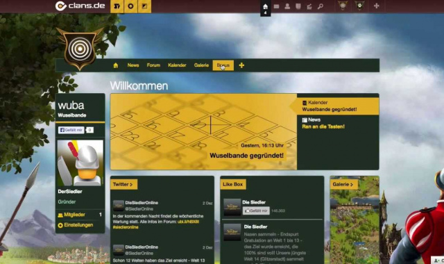 Ubisoft Blue Byte und Clans.de siedeln ab sofort zusammen