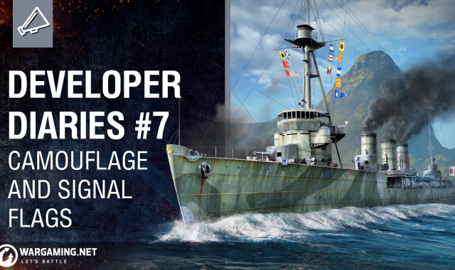 World of Warships – New Dev Diary Showcases Signal Flags and Camouflage