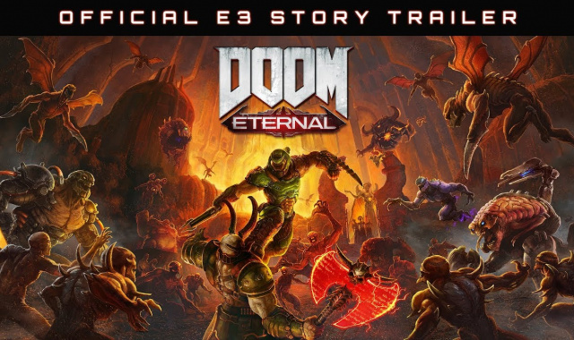 DOOM Eternals Story Trailer Introduces A Friggin Colossus