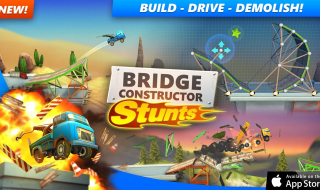 Bridge Constructor Stunts ist jetzt verfügbar auf iOS