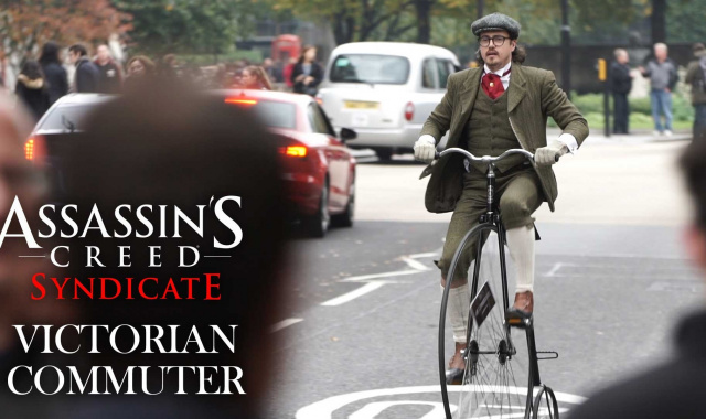 Victorian-Era Penny Farthings Line Londons Cycle Lanes to Promote Assassins Creed: Syndicate