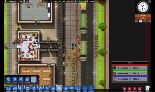 Prison Architect – Here Come the Gangs! (Video)